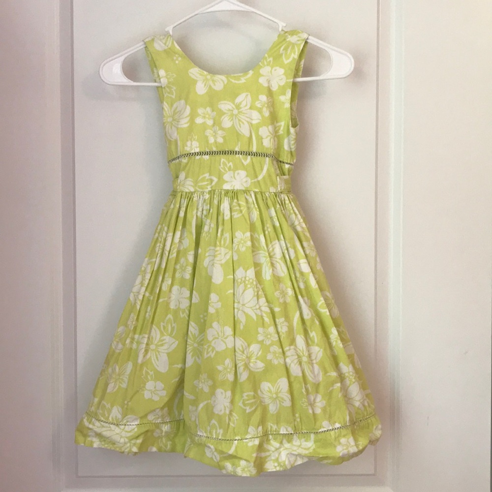 Light Green Sleeveless Cotton Dress From Spain